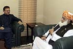 زاخيلوال با مولانا فضل الرحمن در مورد موضوعات  دو جانبه صحبت کرده است